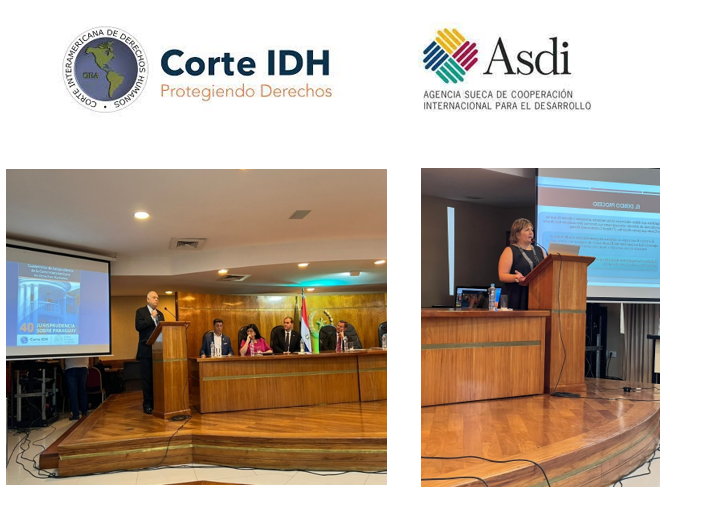 Corte IDH lleva adelante actividades de capacitación en Honduras y Paraguay con el apoyo de la cooperación de Suecia